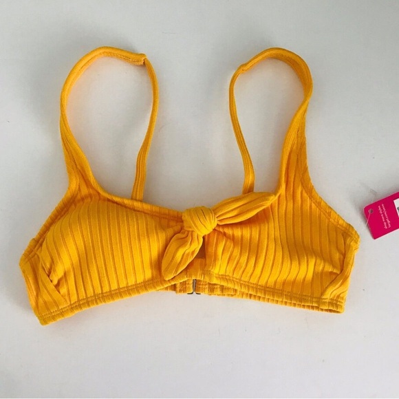NWT Xhiliration yellow bikini top - Picture 2 of 6